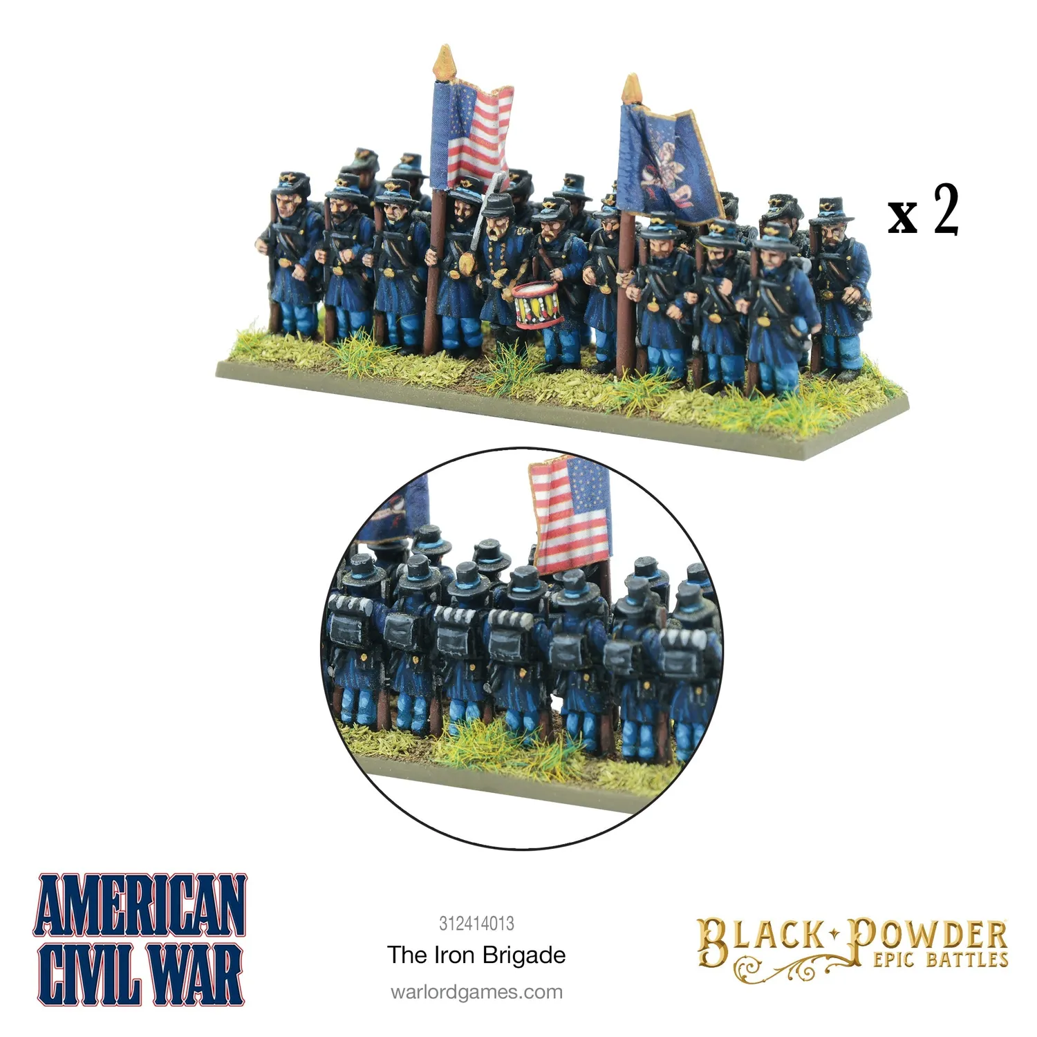 Black Powder Epic Iron Brigade coffret 2 régiments résine
