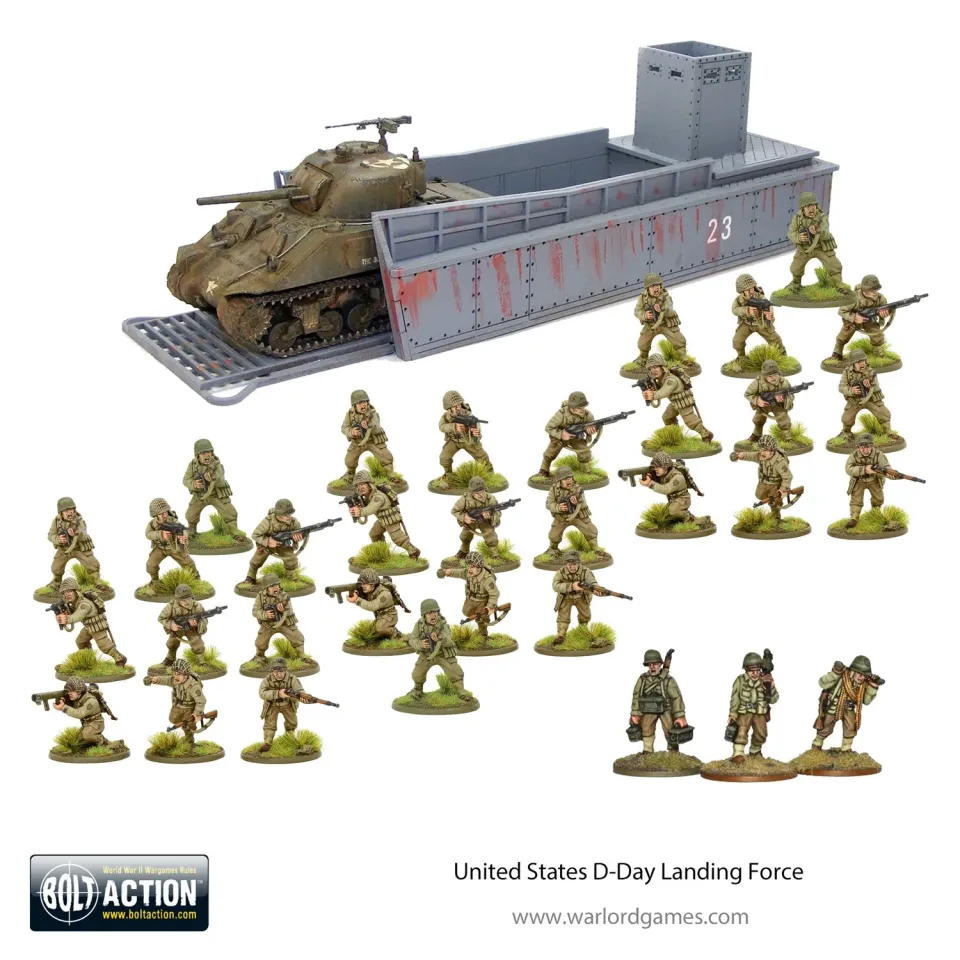 Bolt Action US D-Day Landing Force force de débarquement américaine