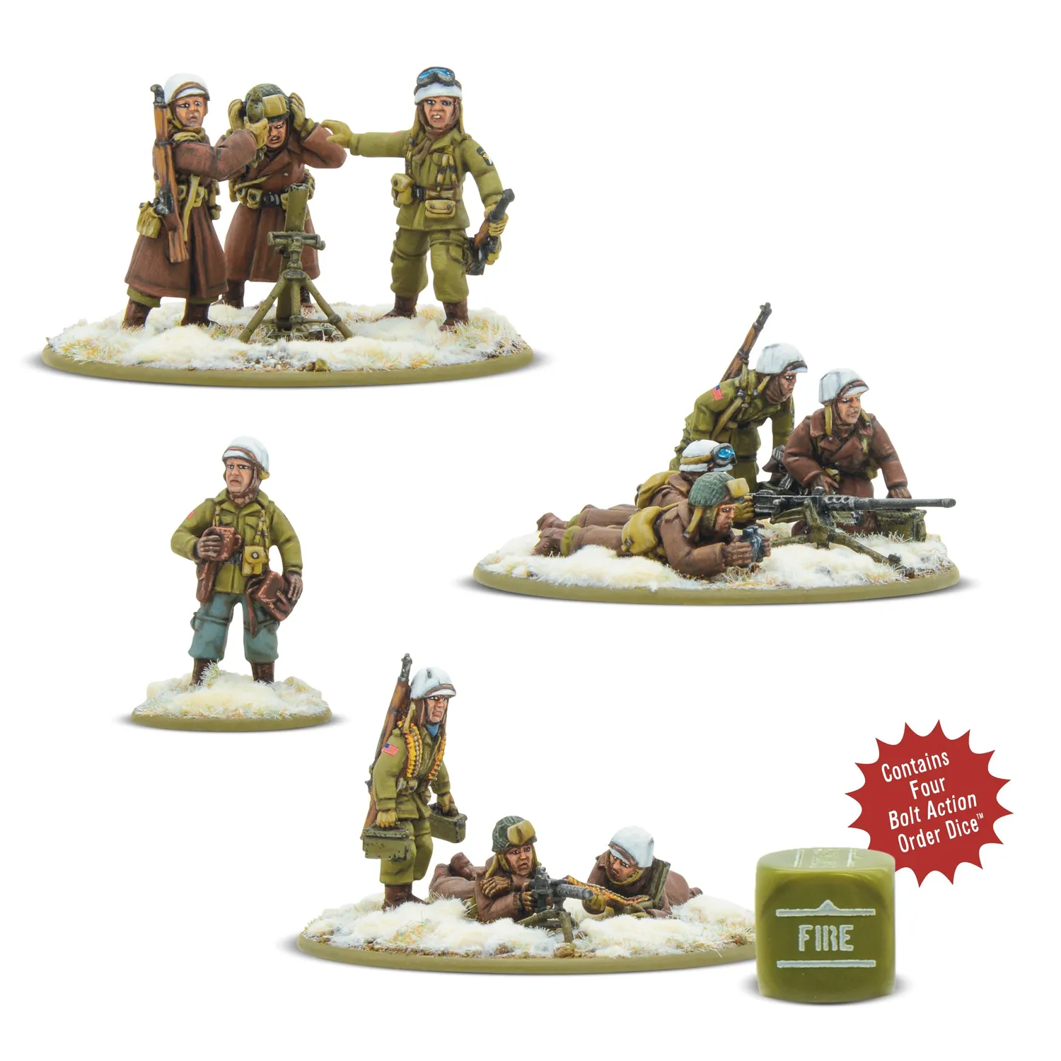 Warlord Games Bolt Action US Airborne Winter bundle Ardennes