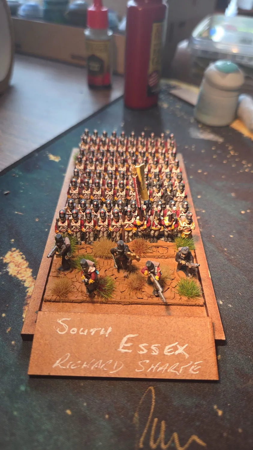 Black Powder Epic Battles brigade infanterie britannique résine