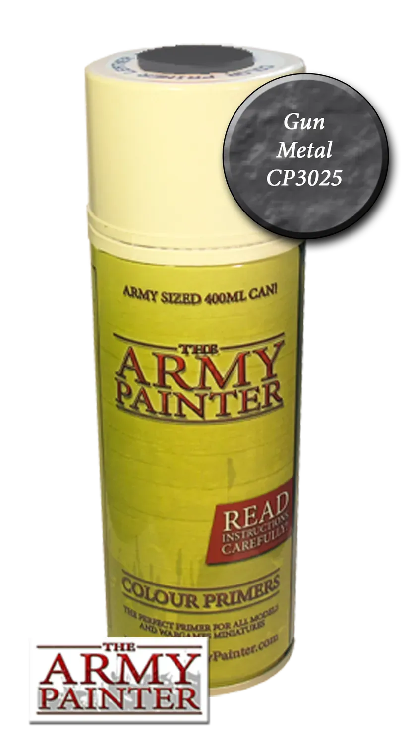 The Army Painter Gun Metal bombe sous-couche métallique