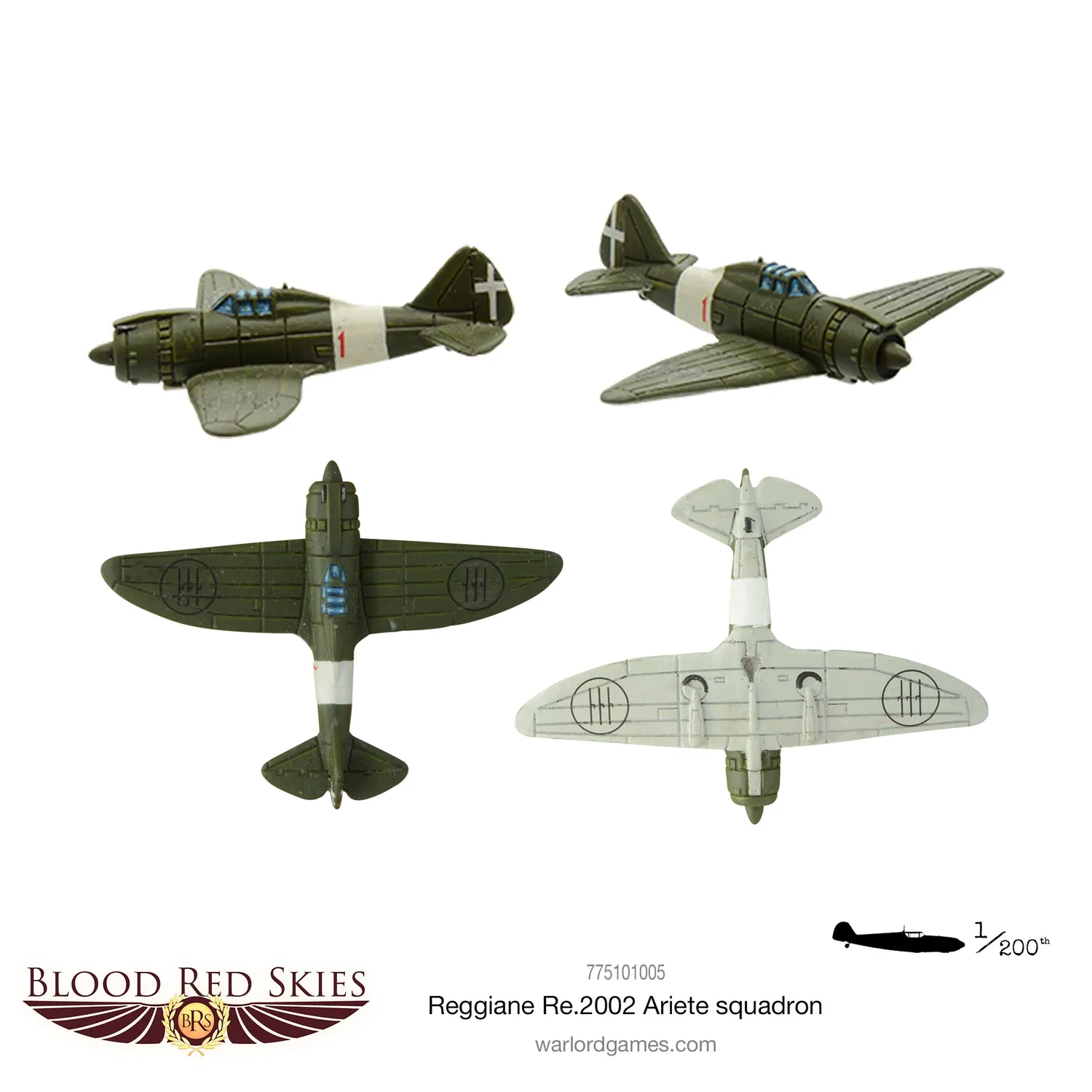 Blood Red Skies Reggiane Re.2002 Ariete escadrille avions