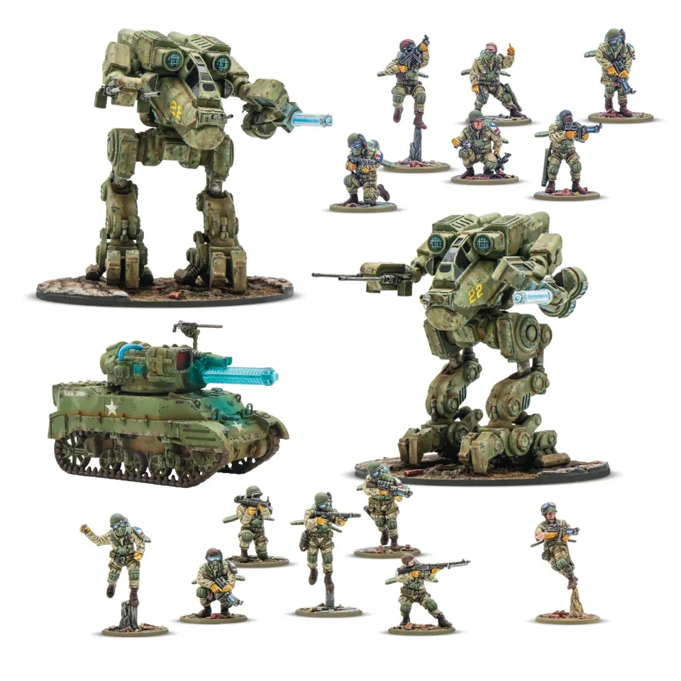 Bolt Action Konflikt 47 US Starter Army boîte armée