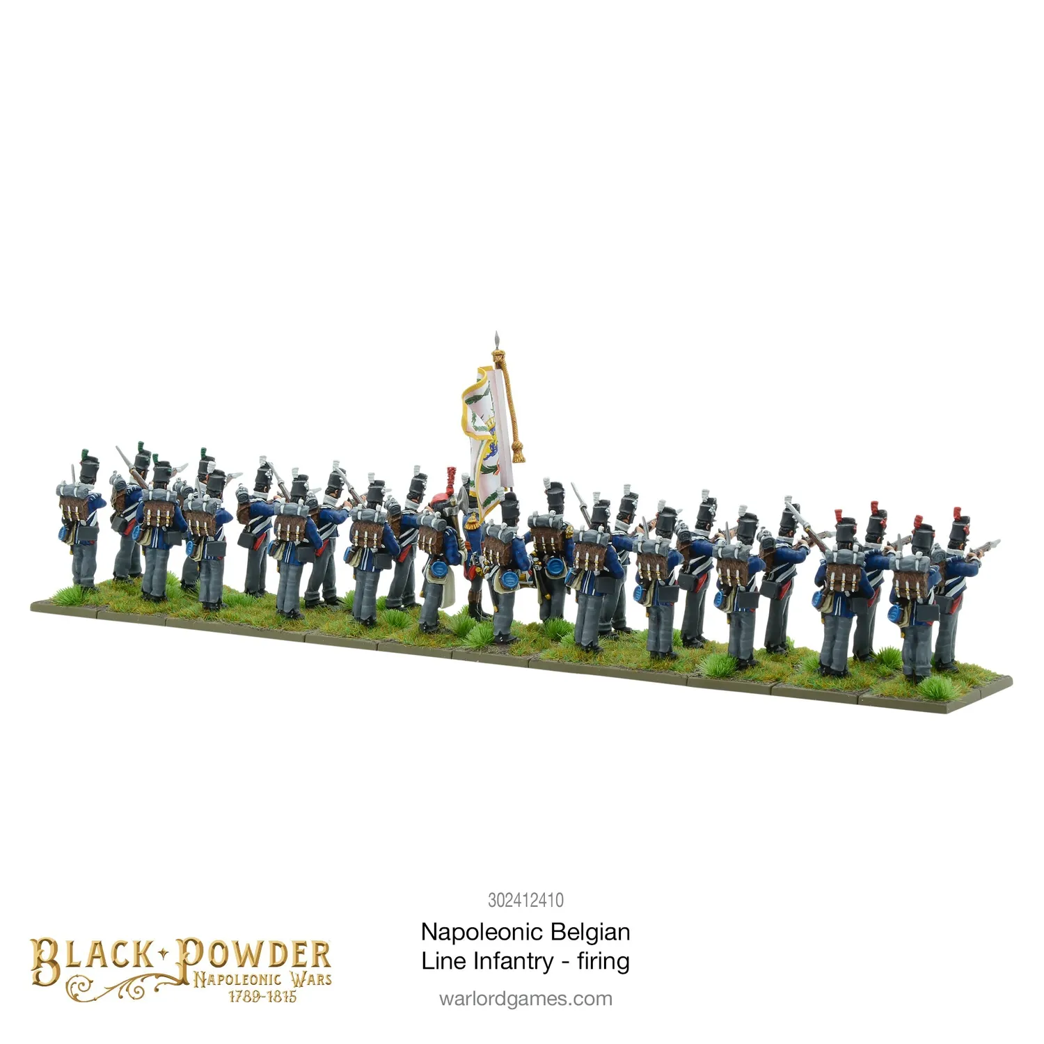 Bolt Action Black Powder Belge ligne infanterie miniature