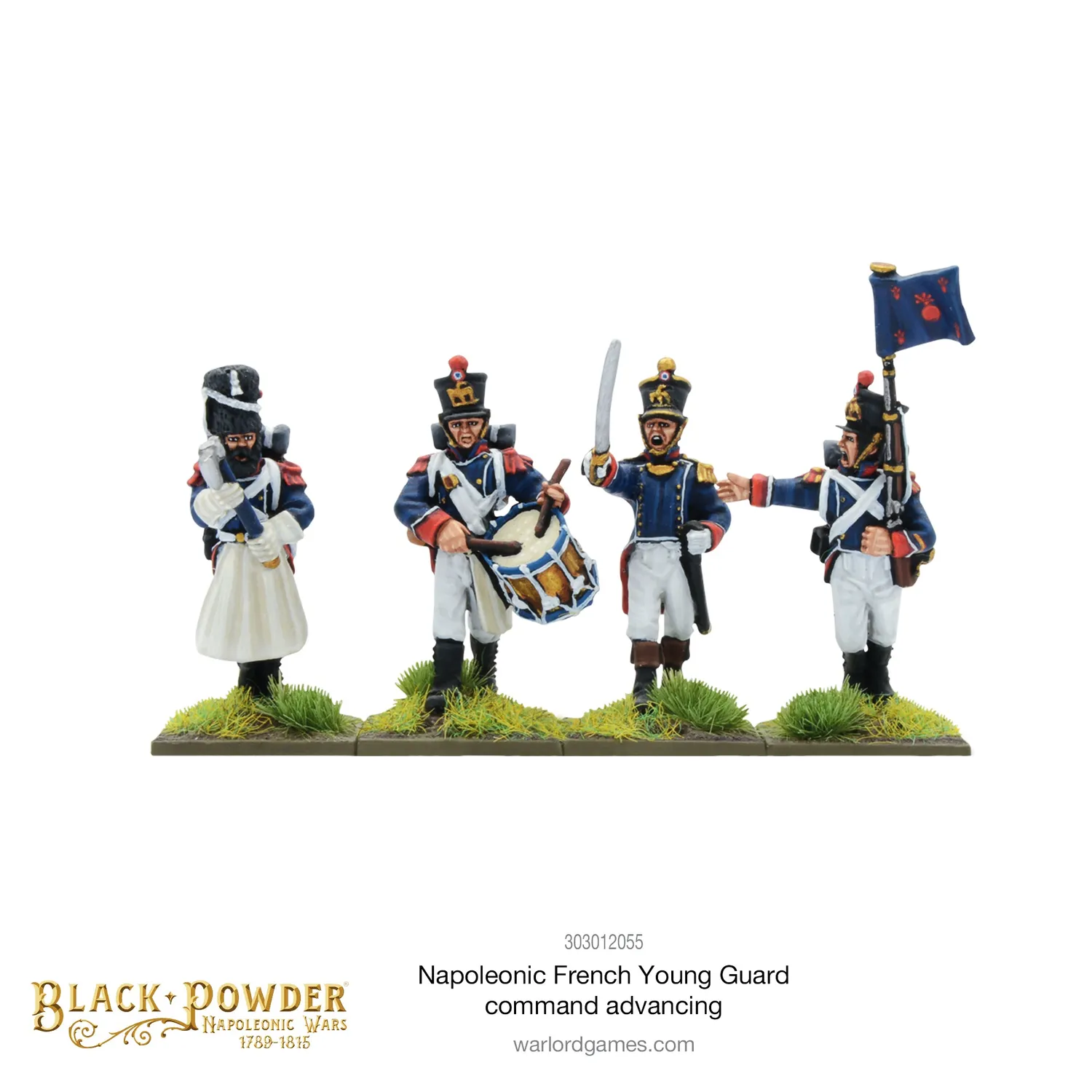 Warlord Games Black Powder Young Guard Command figurines métal