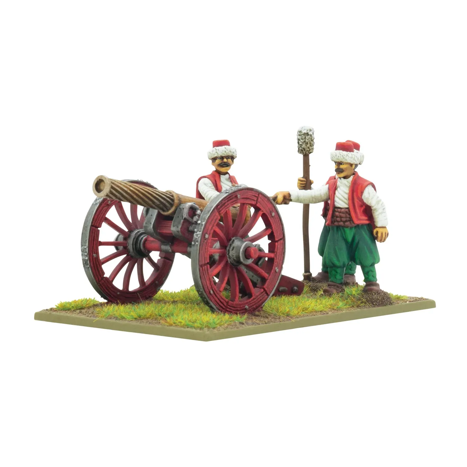 Pike & Shotte Canon Ottoman et servants figurine métal blister