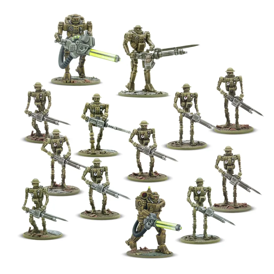Bolt Action Konflikt ’47 Automated Infantry platoon boîte plastique