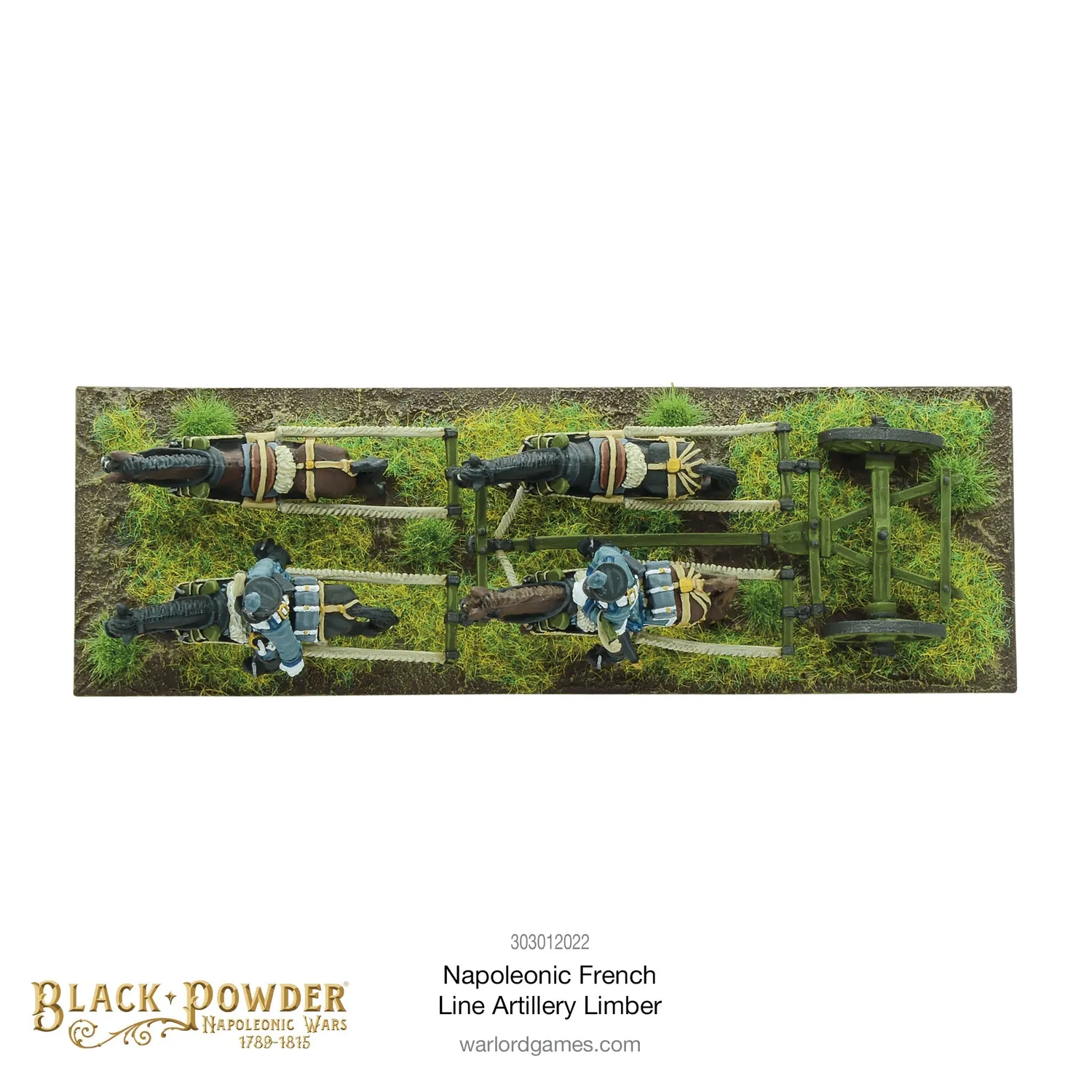 Bolt Action Black Powder Limber artillerie ligne française
