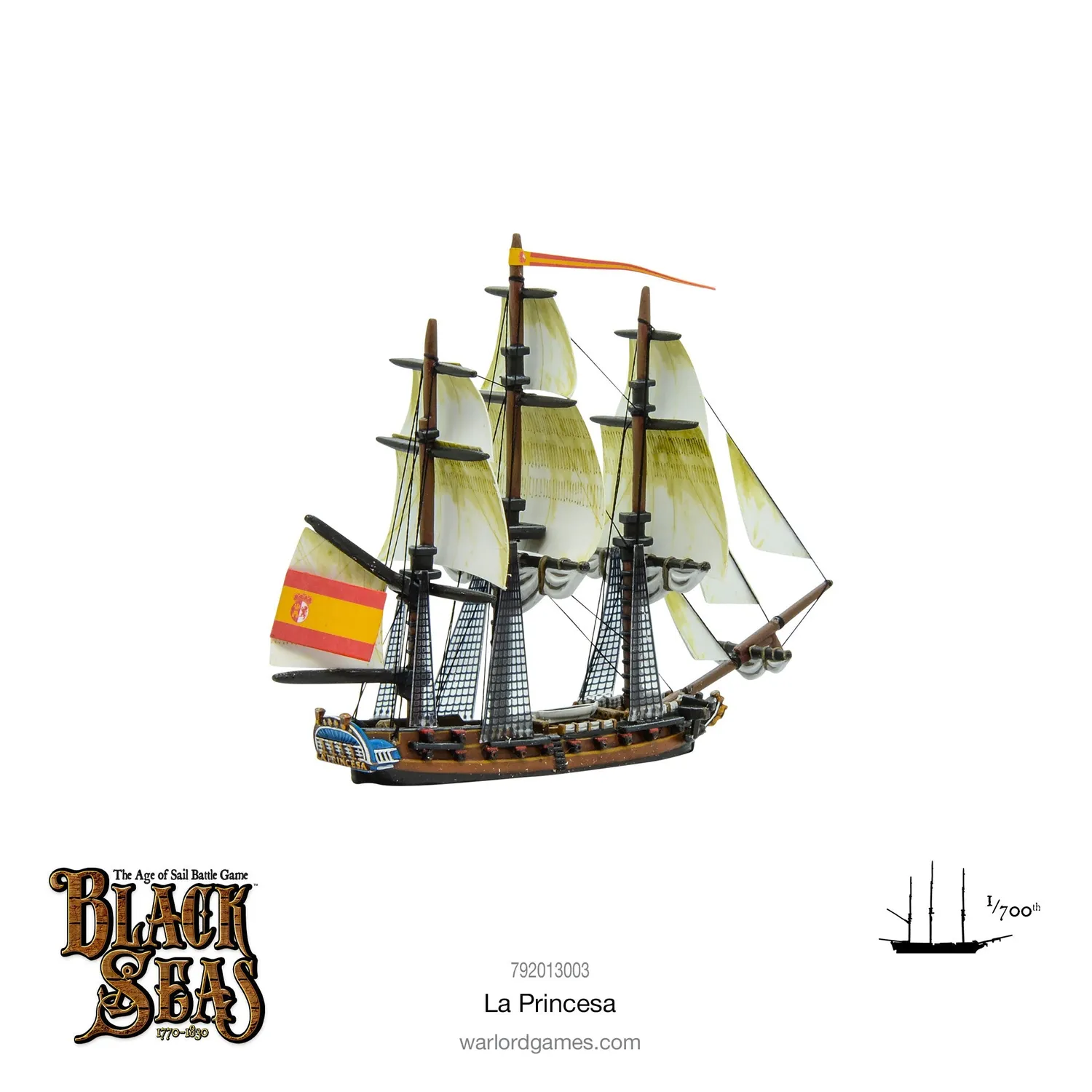 Warlord Black Seas La Princesa frégate navire espagnol 6e rang