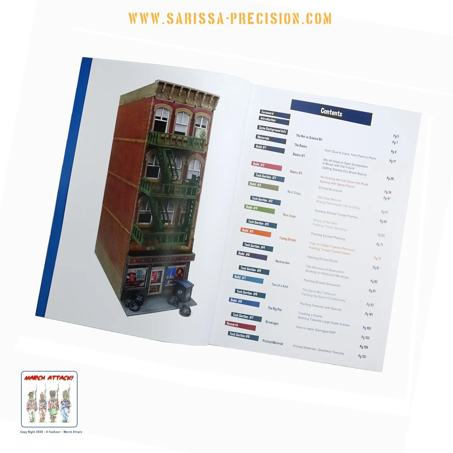 Sarissa guide kits MDF découpe laser livre 148 pages