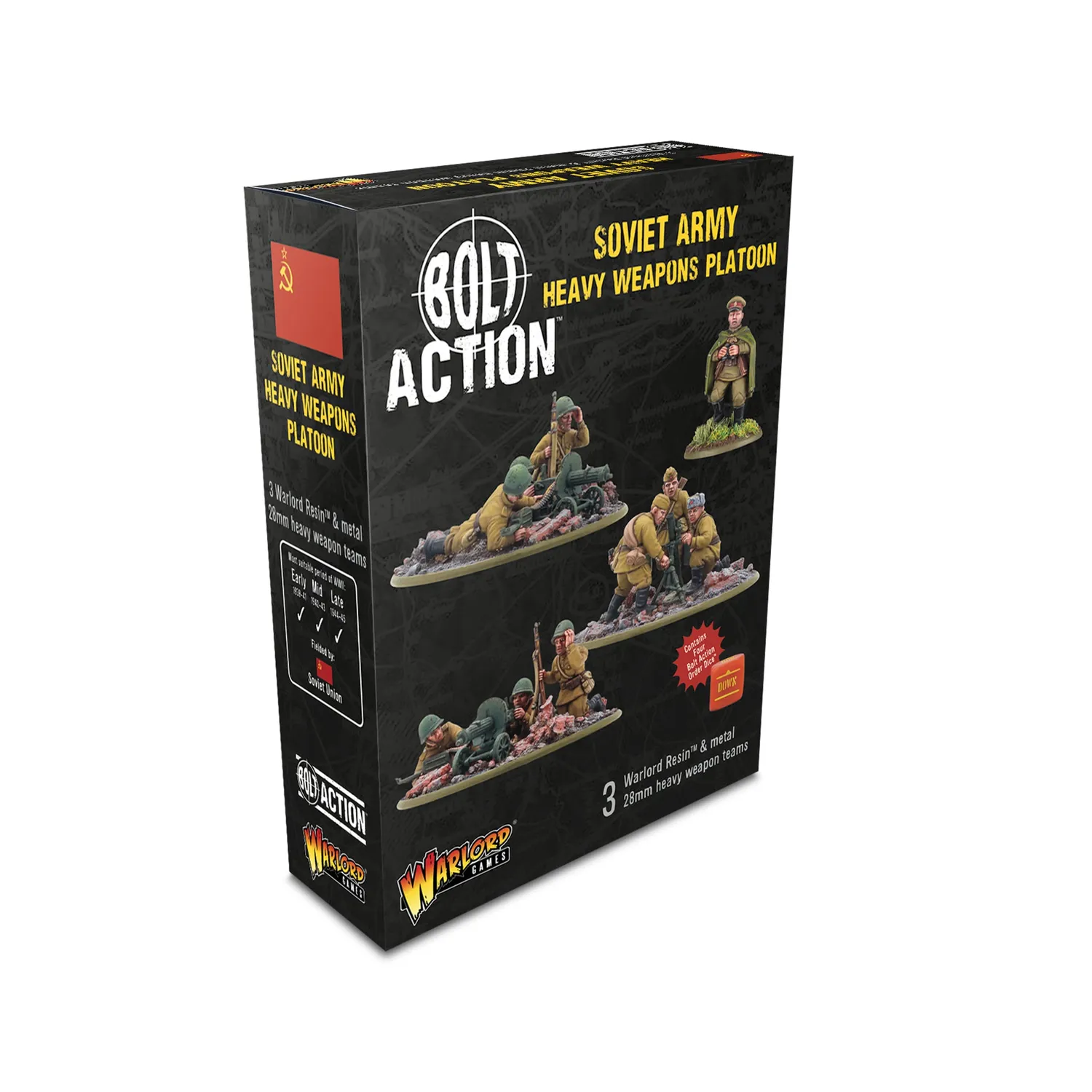 Bolt Action Soviet Infantry Heavy Weapons Platoon armes lourdes soviétiques