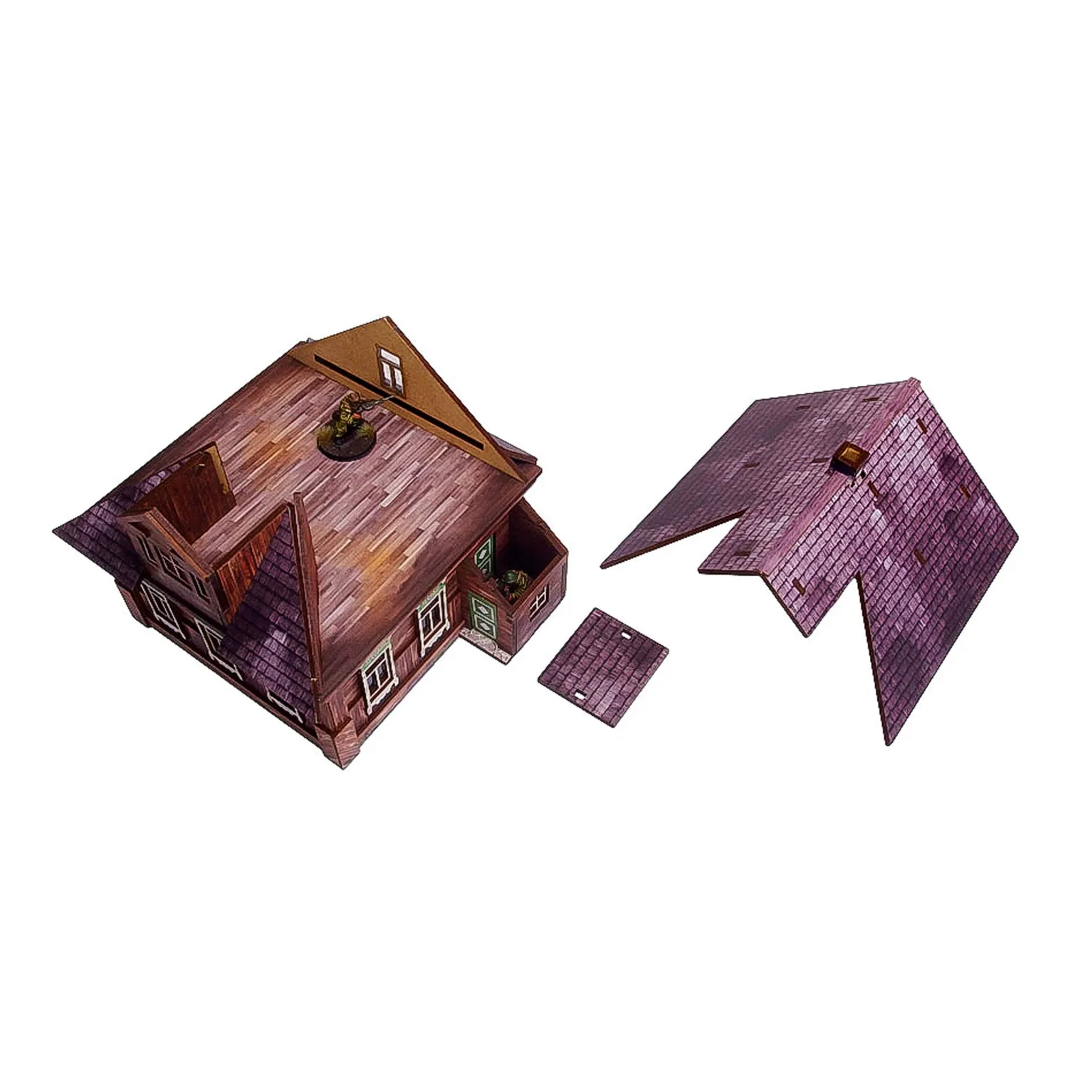 Bolt Action Ostfront Village Dacha décor pré-peint 28mm