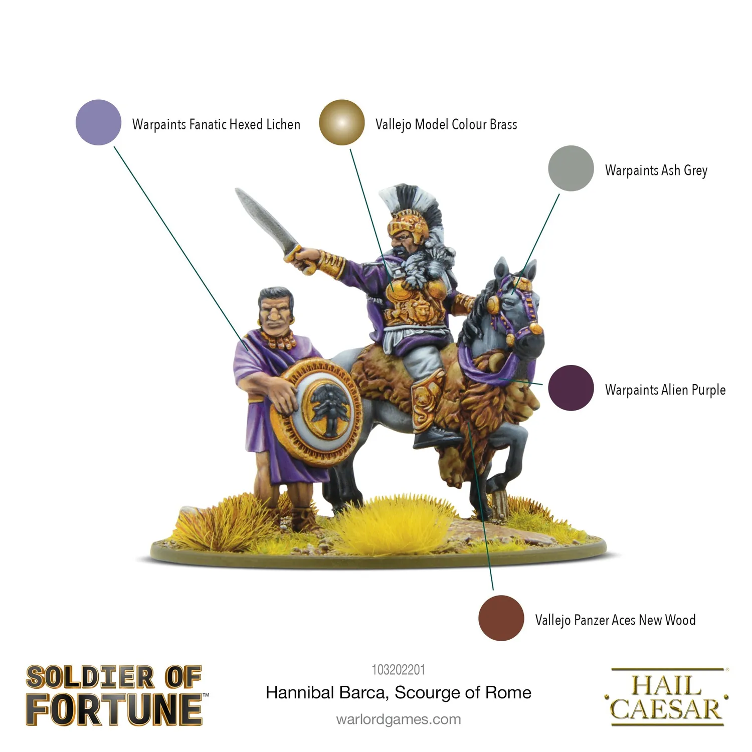 Bolt Action Soldier of Fortune 012 Hannibal Barca figurine