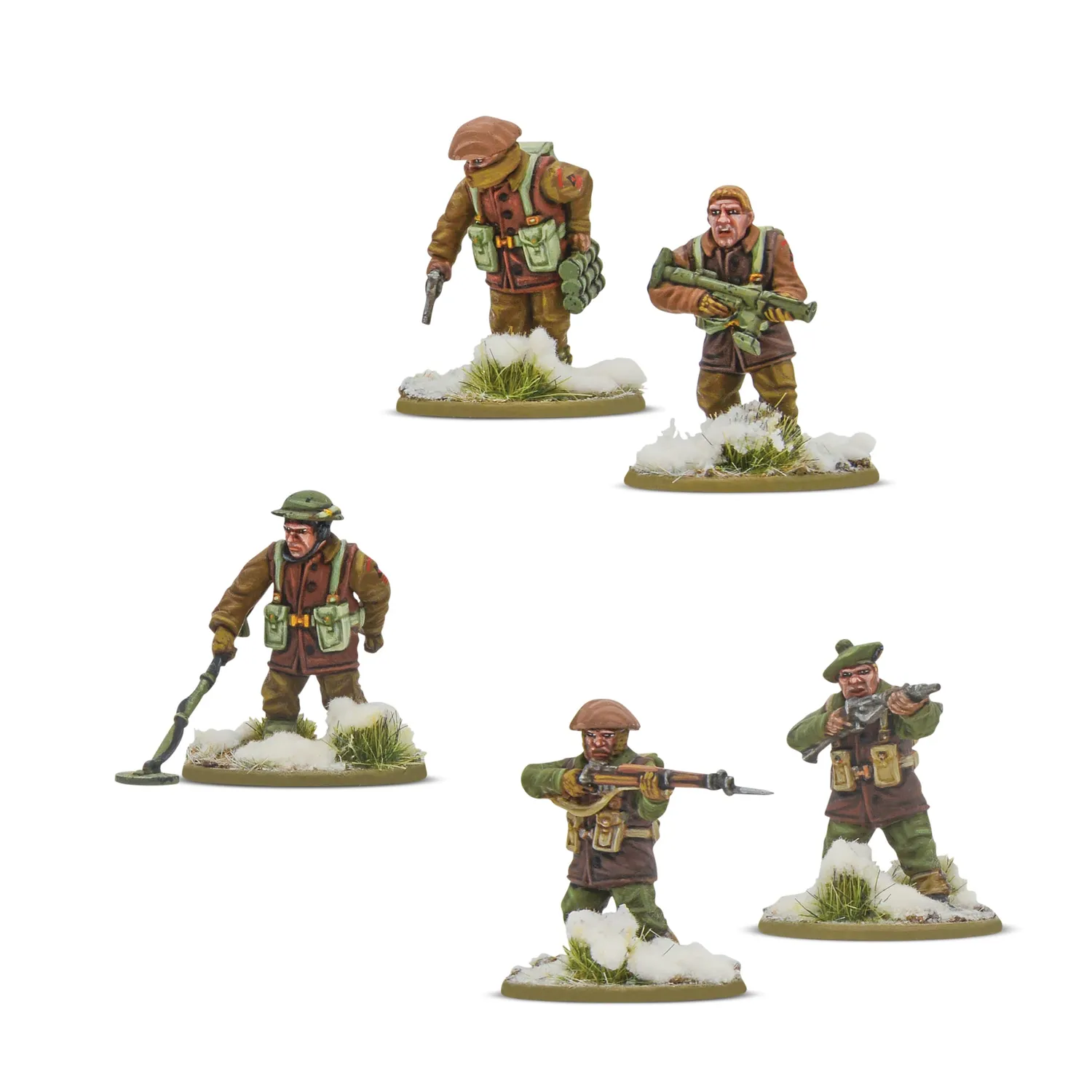 Bolt Action Crossing the Rhine British & Canadian Winter Starter Army