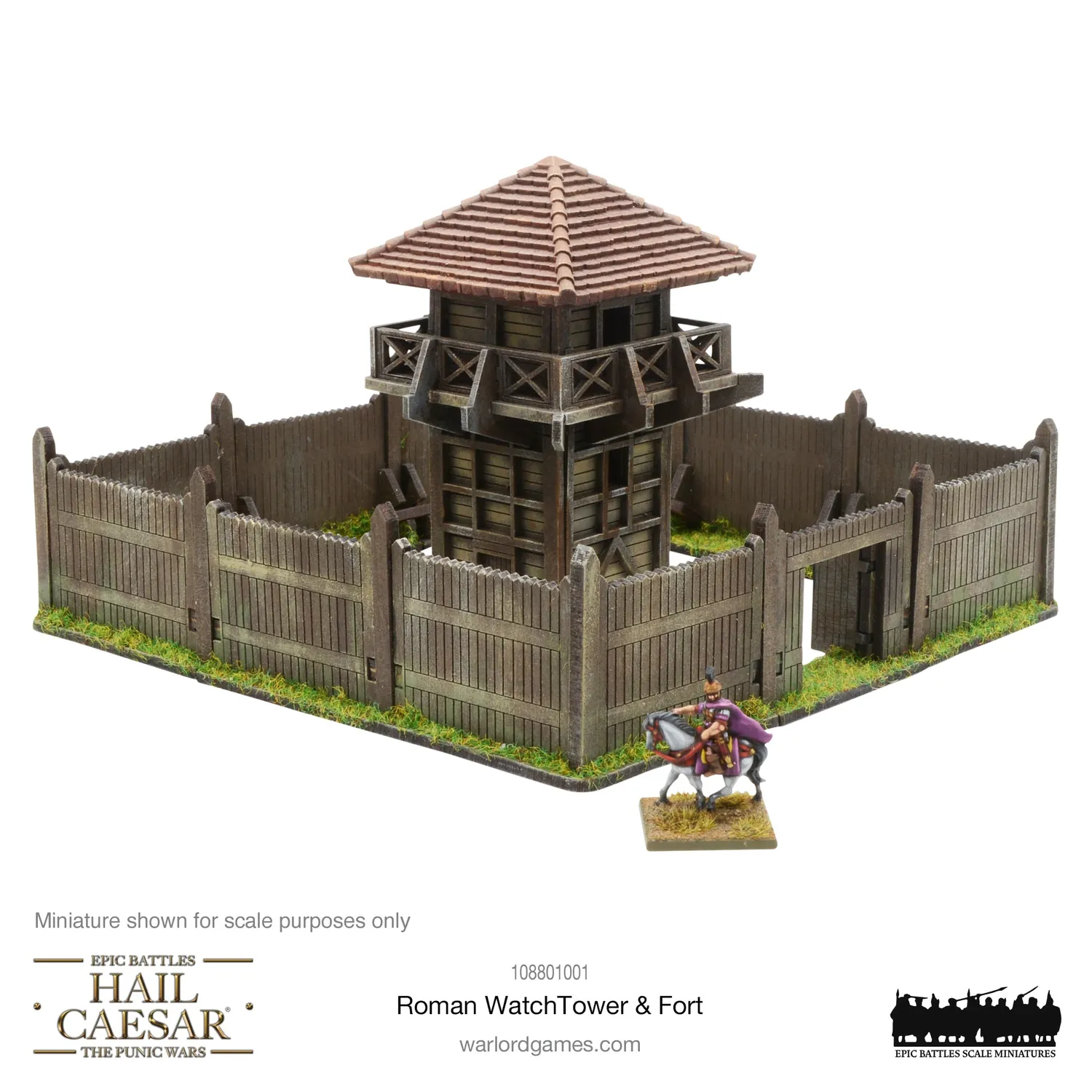 Bolt Action Hail Caesar Epic Battles Roman Watchtower Fort décor MDF
