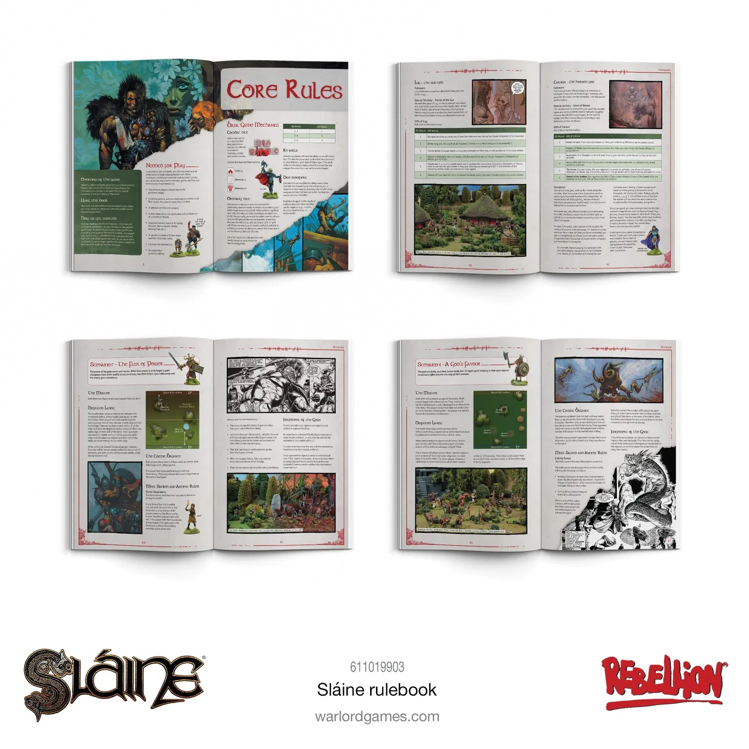 Warlord Games Slaine livre de règles jeu de figurines édition anglaise
