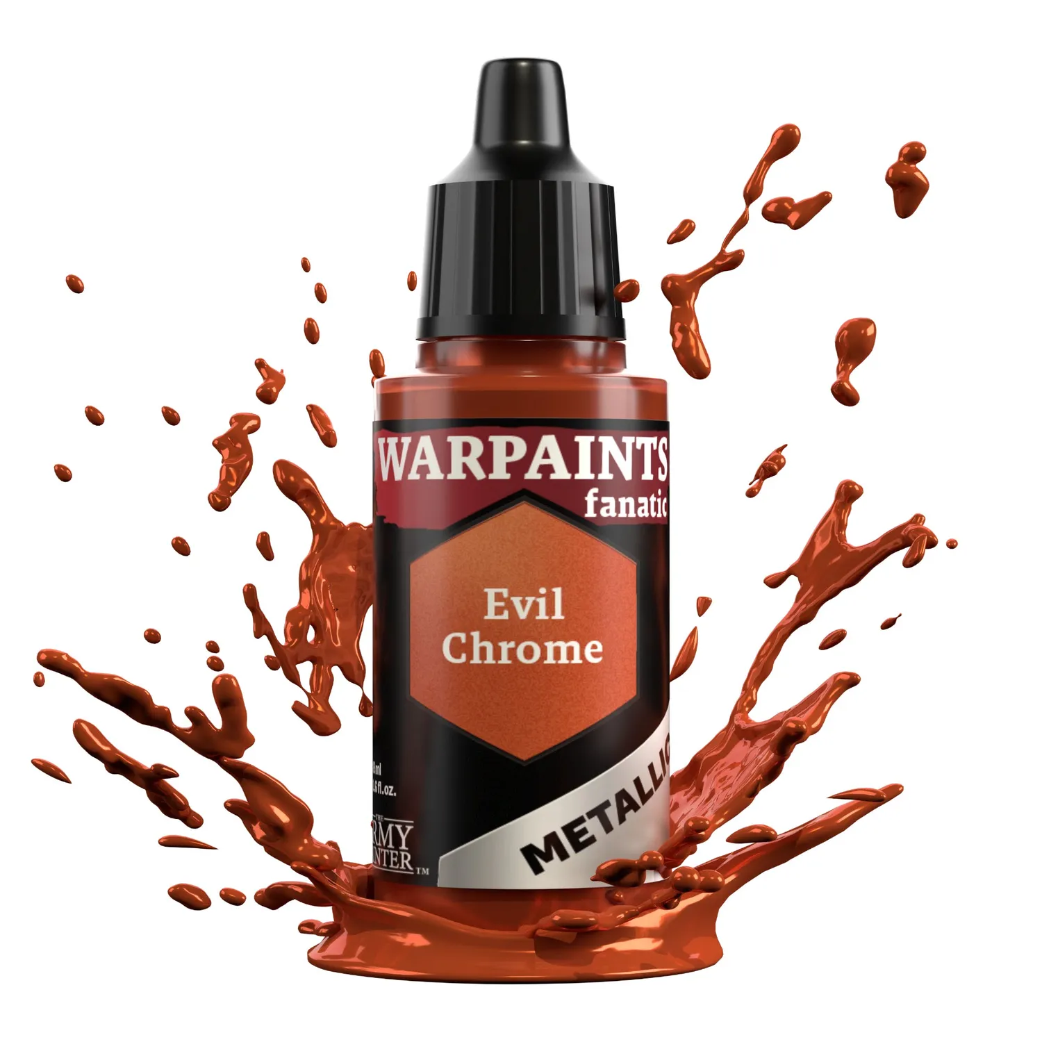 Bolt Action Warpaints Fanatic Metallic Evil Chrome peinture acrylique 18 ml