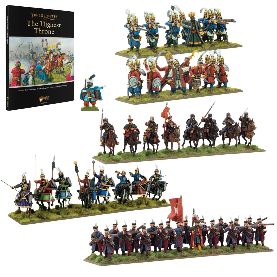 Bolt Action Pike & Shotte The Highest Throne Ottoman Collection figurines métal