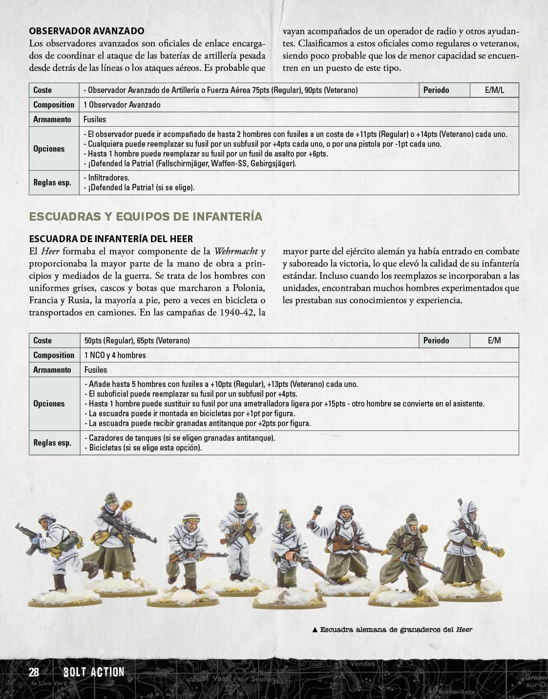 Bolt Action Armées d'Allemagne 3e édition livre espagnol