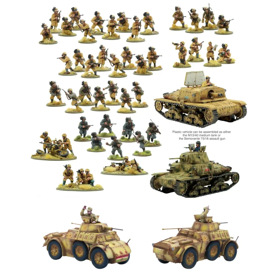 Warlord Games Bolt Action Bersaglieri Armoured Strike Force armée italienne
