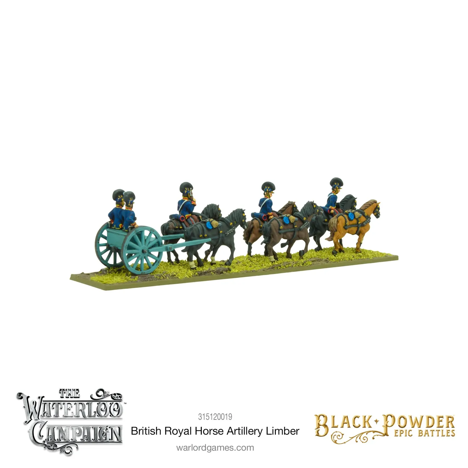Bolt Action Black Powder Napoleonic British Royal Horse Artillery Limber artillerie