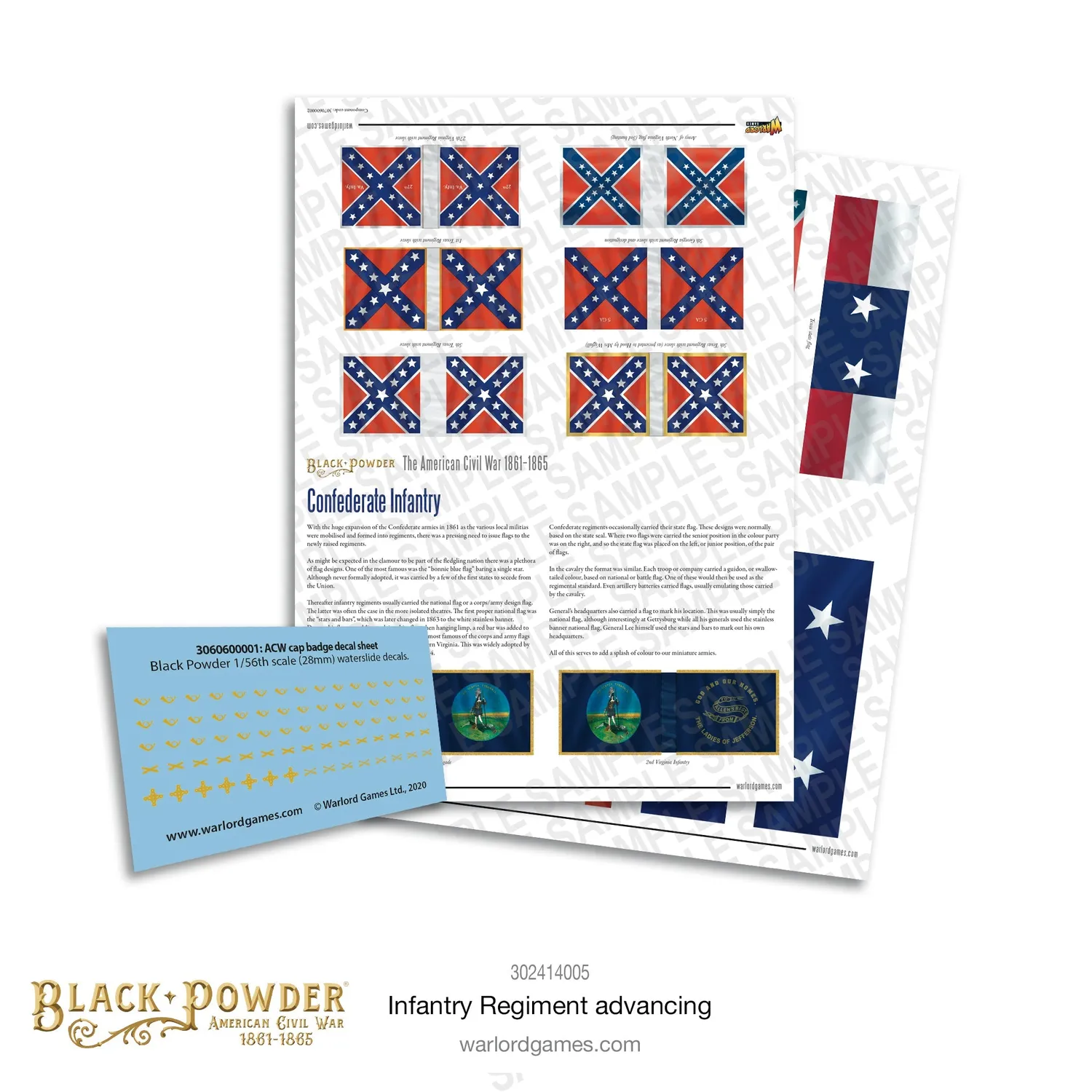 Warlord Games Black Powder Infantry Advancing régiment Union