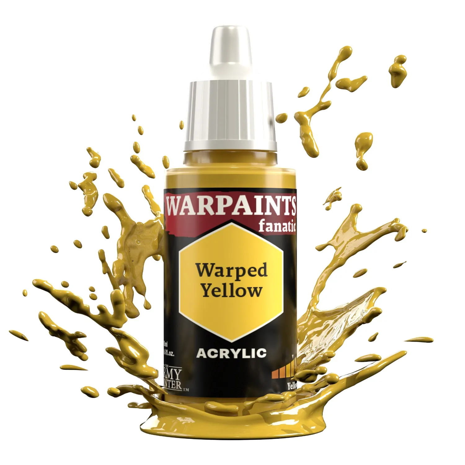Army Painter Warpaints Fanatic Warped Yellow peinture 18 ml jaune