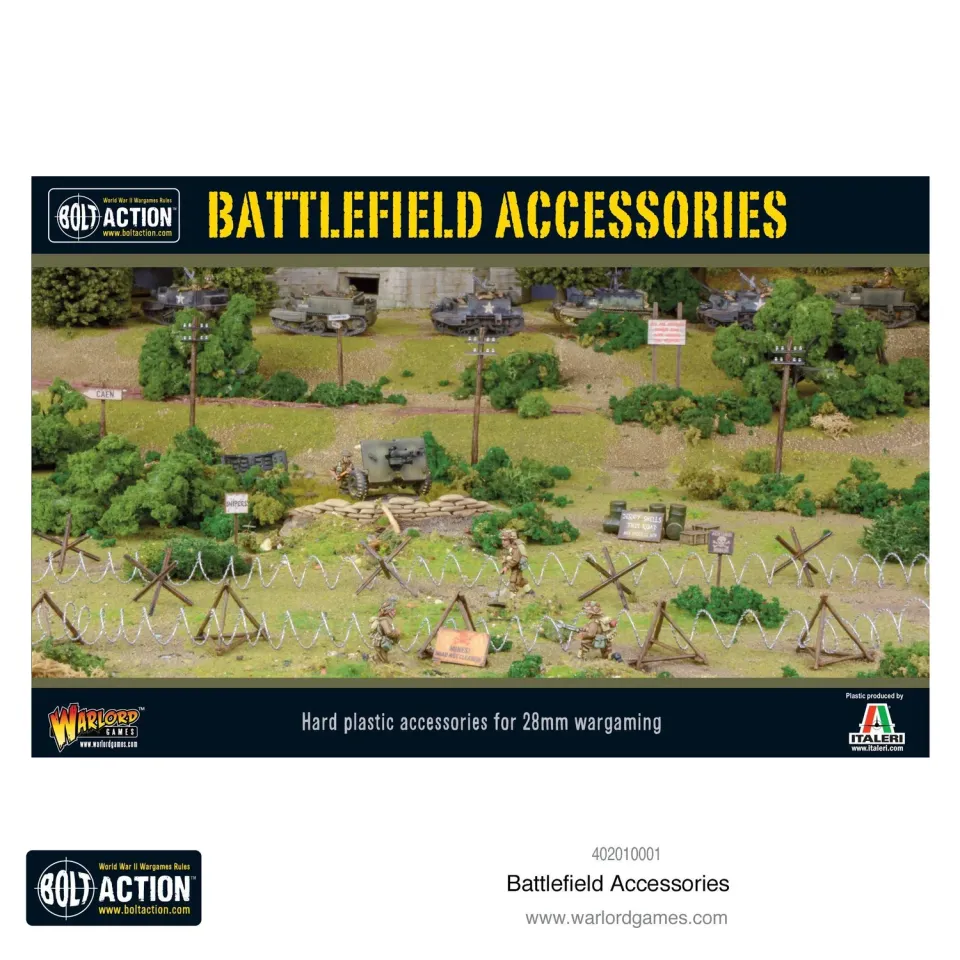 Bolt Action Battlefield Accessories accessoires de décor plastique