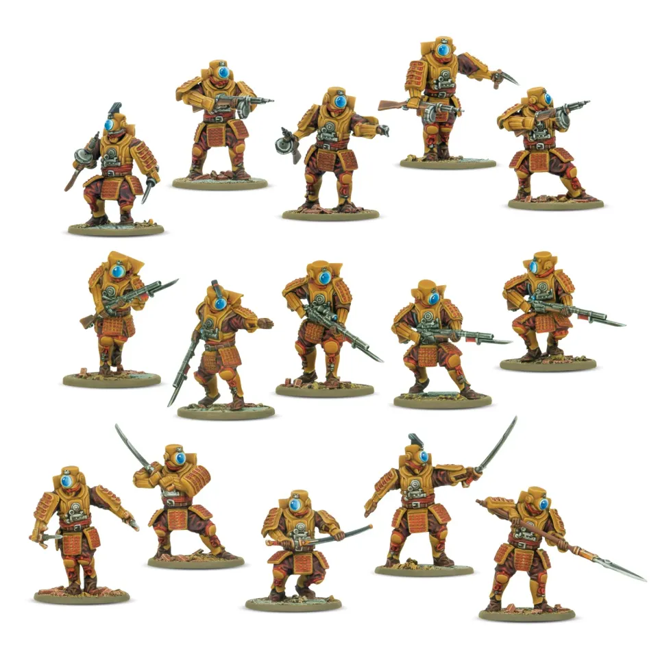 Bolt Action Konflikt'47 Ghost Attack Infantry figurines x15 plastique