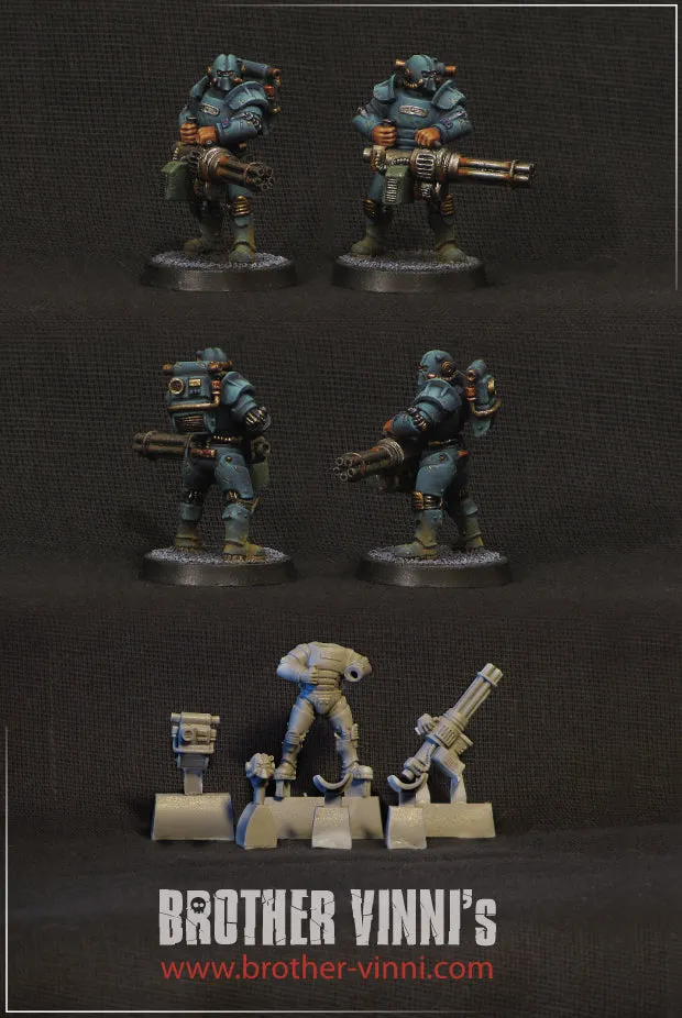 Brother Vinni Soldat Blindé Post-Apo figurine 28mm résine