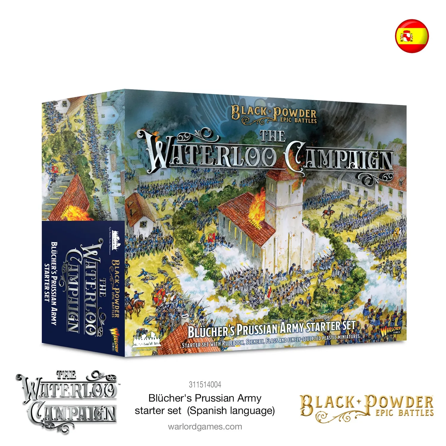 Warlord Games Black Powder Epic Battles Waterloo Blücher's Prussian Army Starter Set espagnol