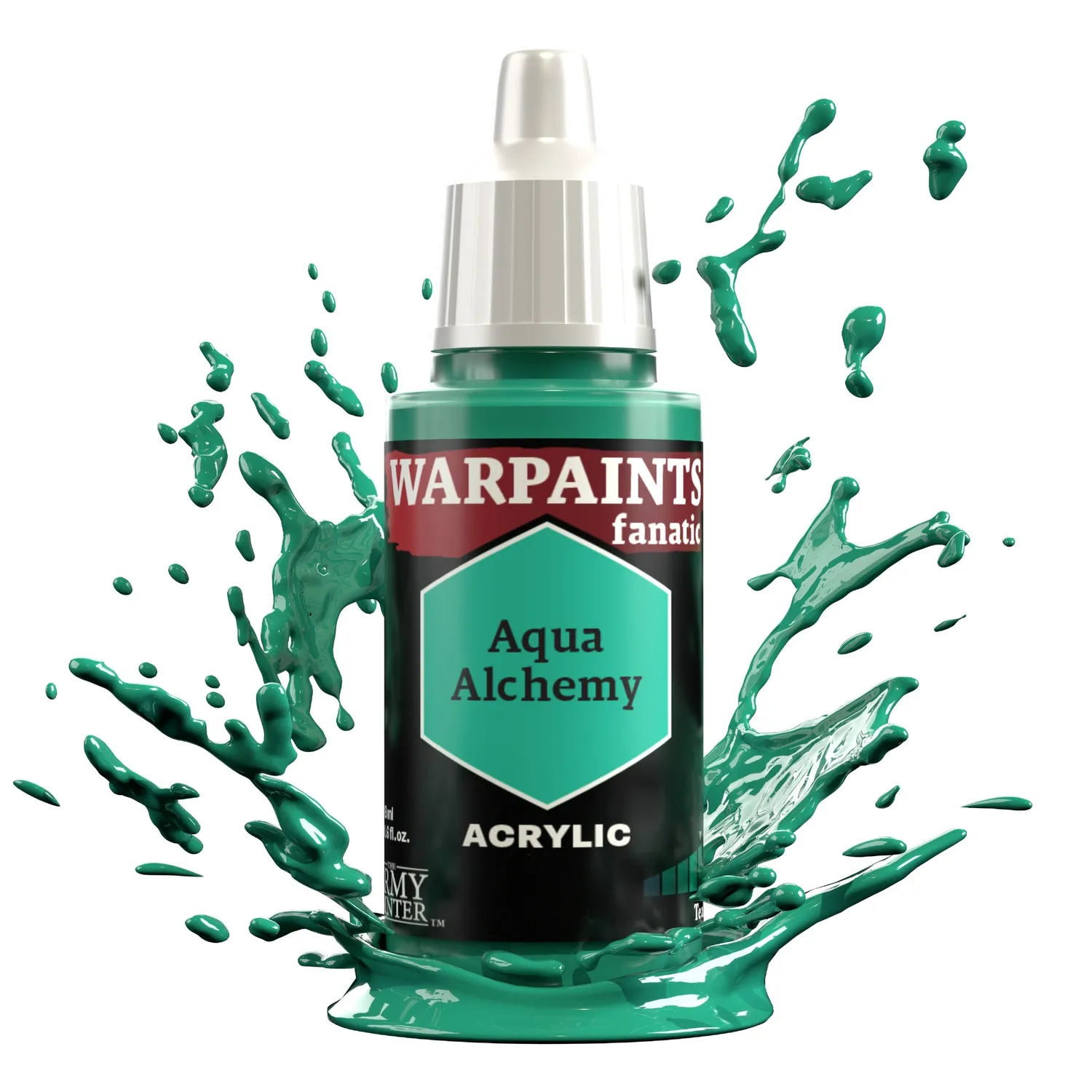The Army Painter Warpaints Fanatic Aqua Alchemy peinture acrylique verte 18 ml pigmentée