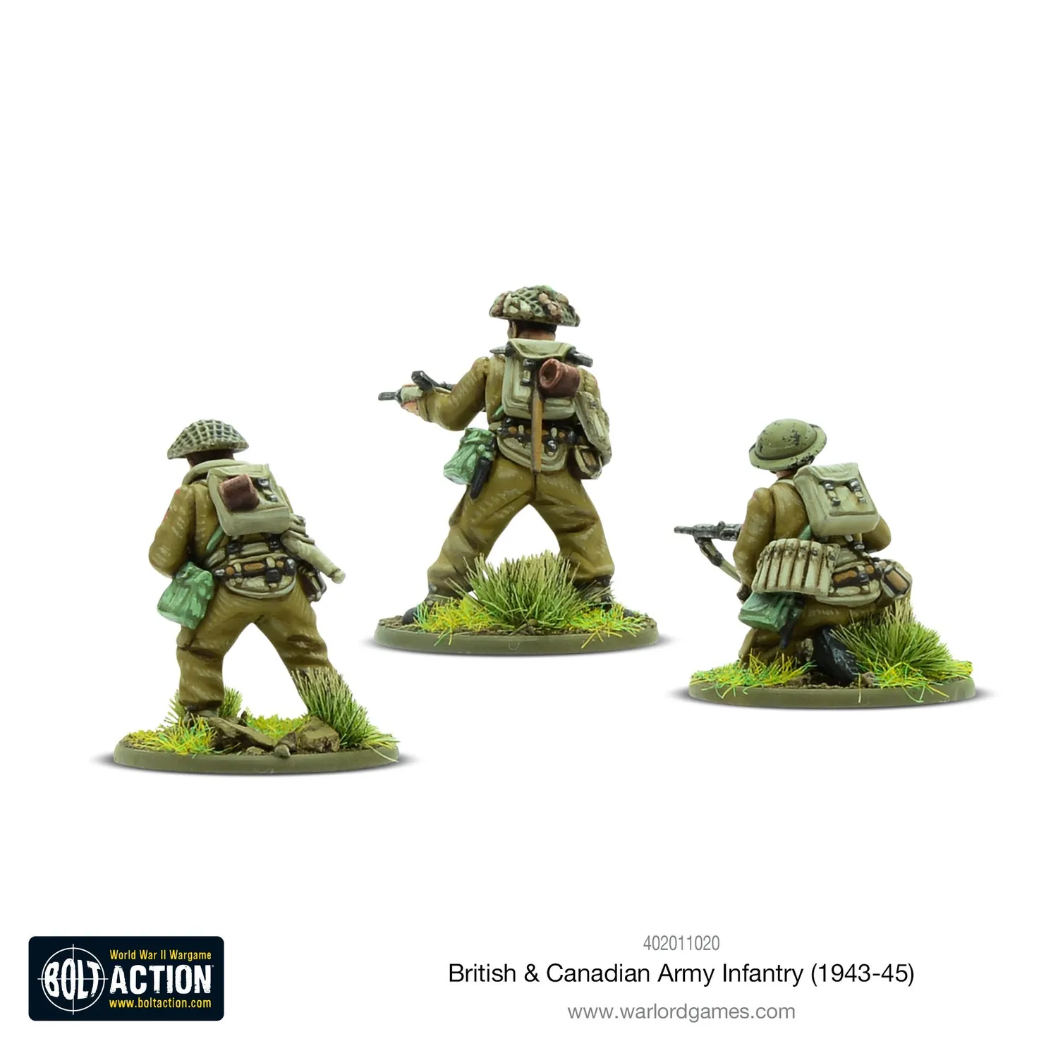Bolt Action British & Canadian Infantry figurines 1943-45