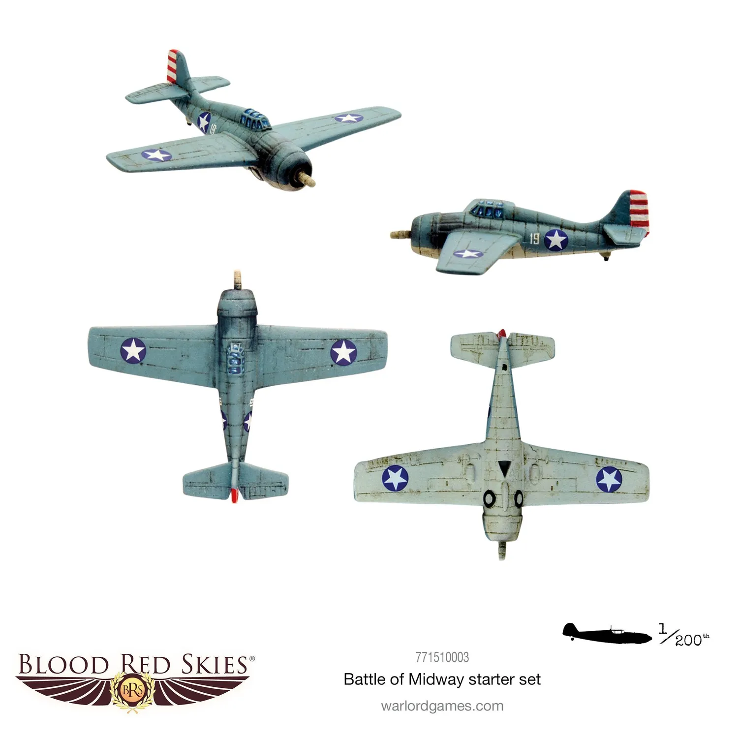 Blood Red Skies Midway coffret starter 12 avions