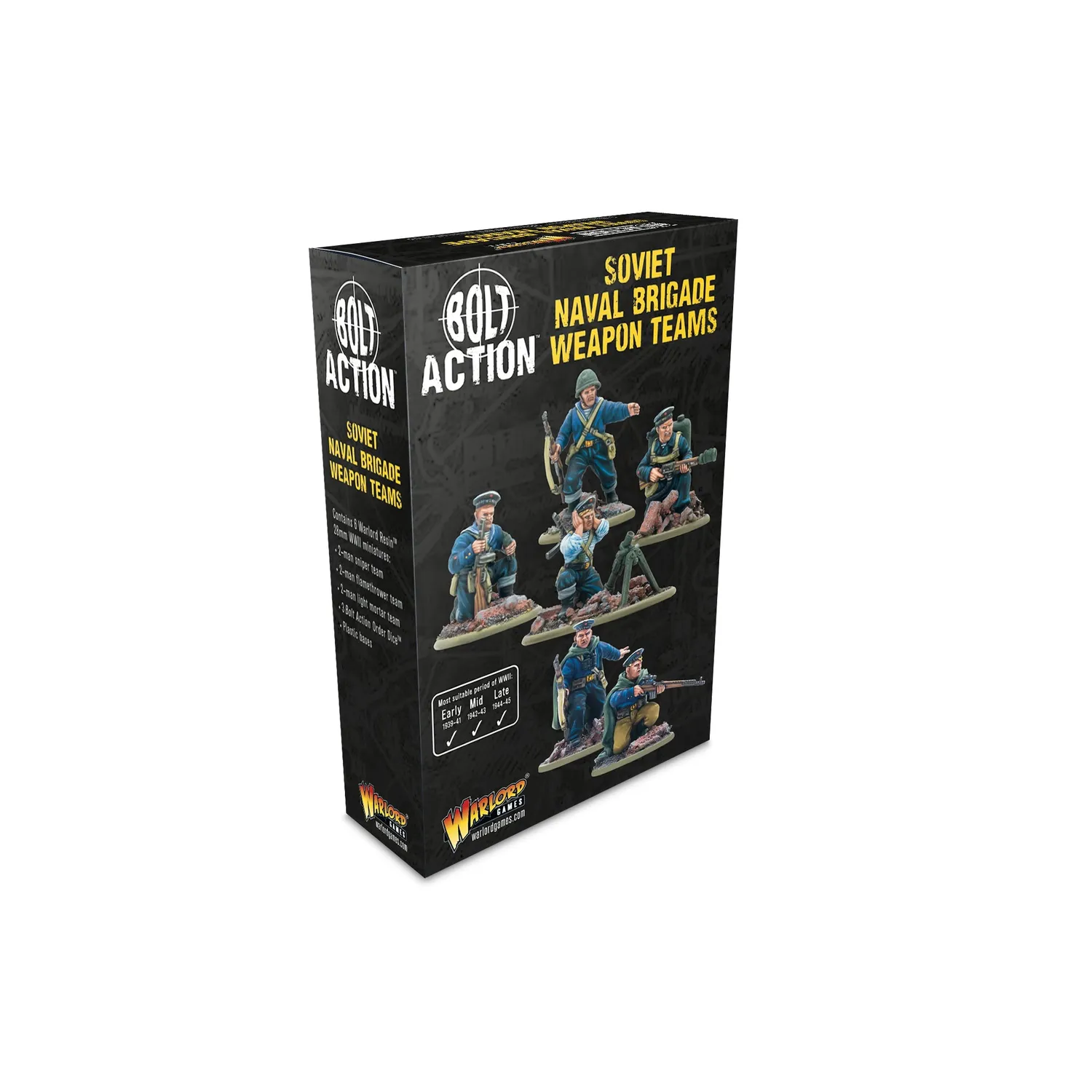 Bolt Action Soviet Naval Brigade Weapon Teams équipes d’armes