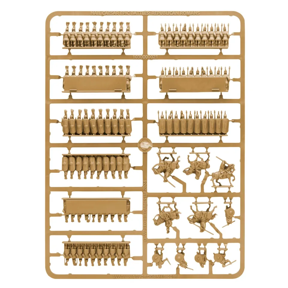 Hail Caesar Epic Battles Republican Roman sprue grappe plastique beige