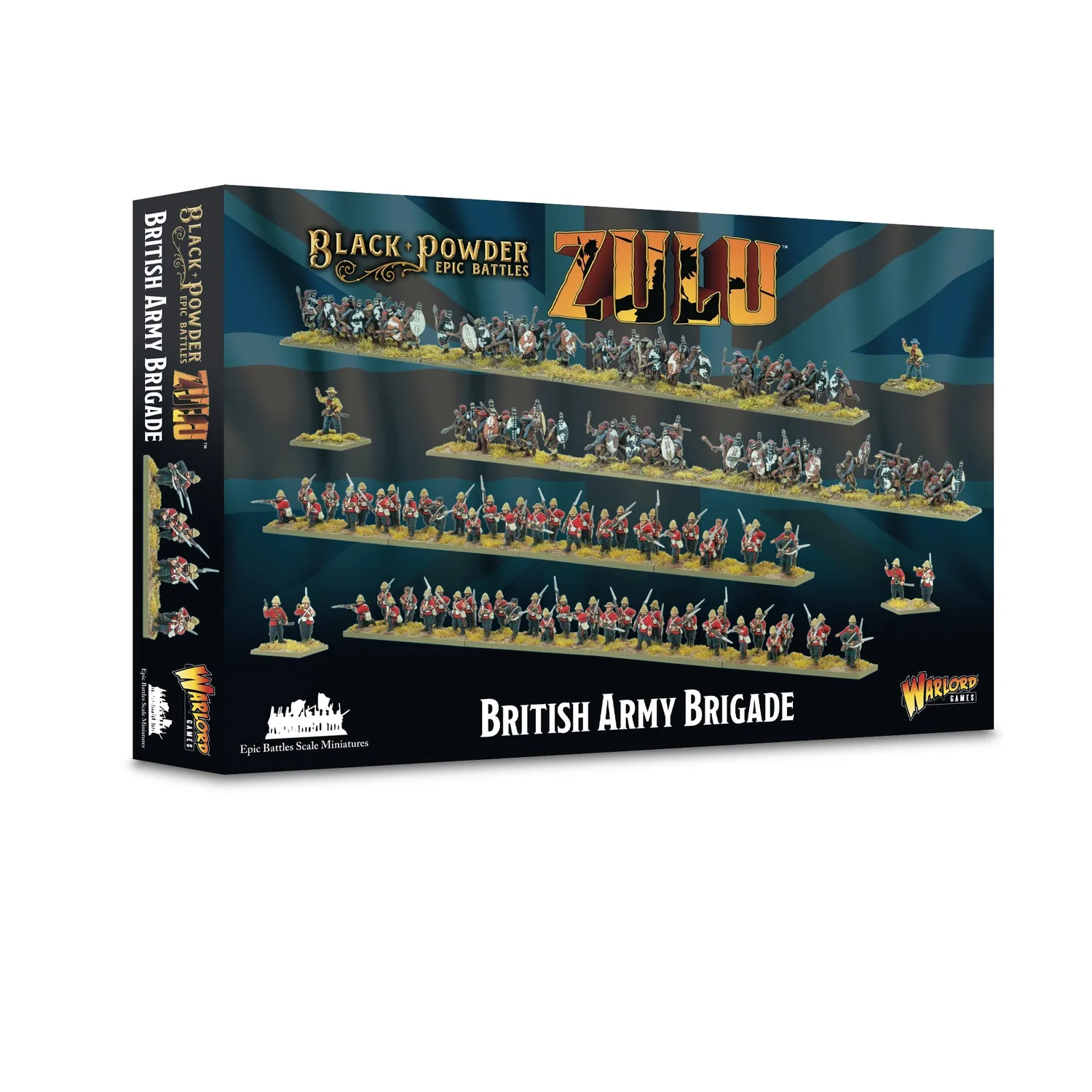 Bolt Action Black Powder Epic Battles Zulu British Army Brigade infanterie plastique