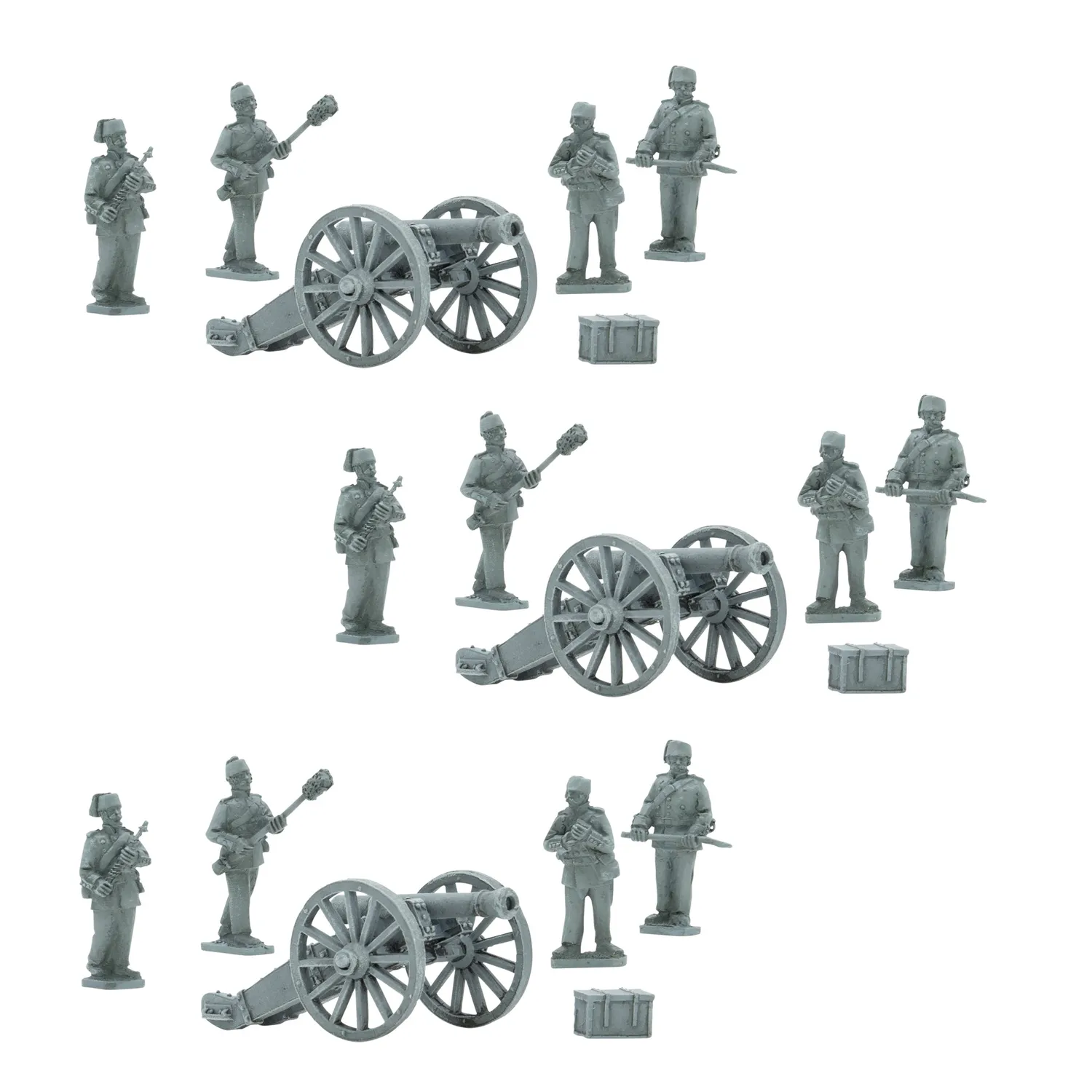 Warlord Games Black Powder Crimean War Turkish artillery battery figurines