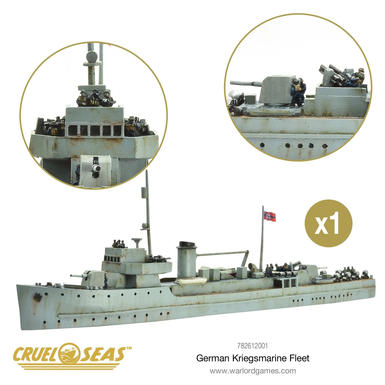 Bolt Action Cruel Seas Kriegsmarine Fleet Boat Deal coffret