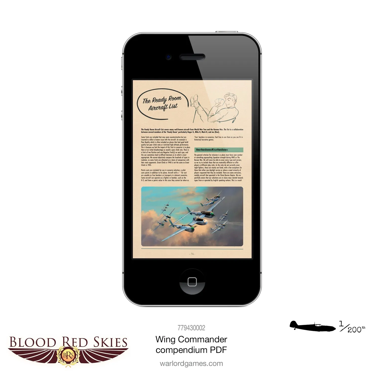Blood Red Skies Wing Commander compendium PDF supplément numérique