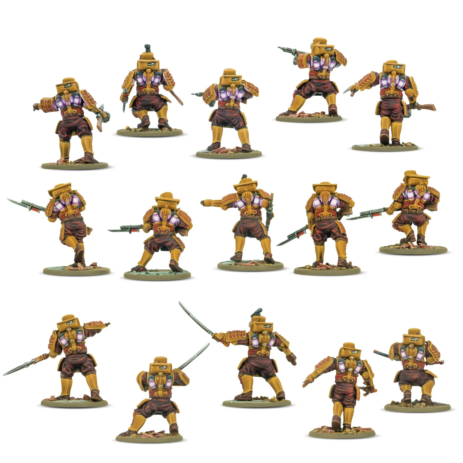 Bolt Action Konflikt'47 Ghost Attack Infantry figurines x15 plastique