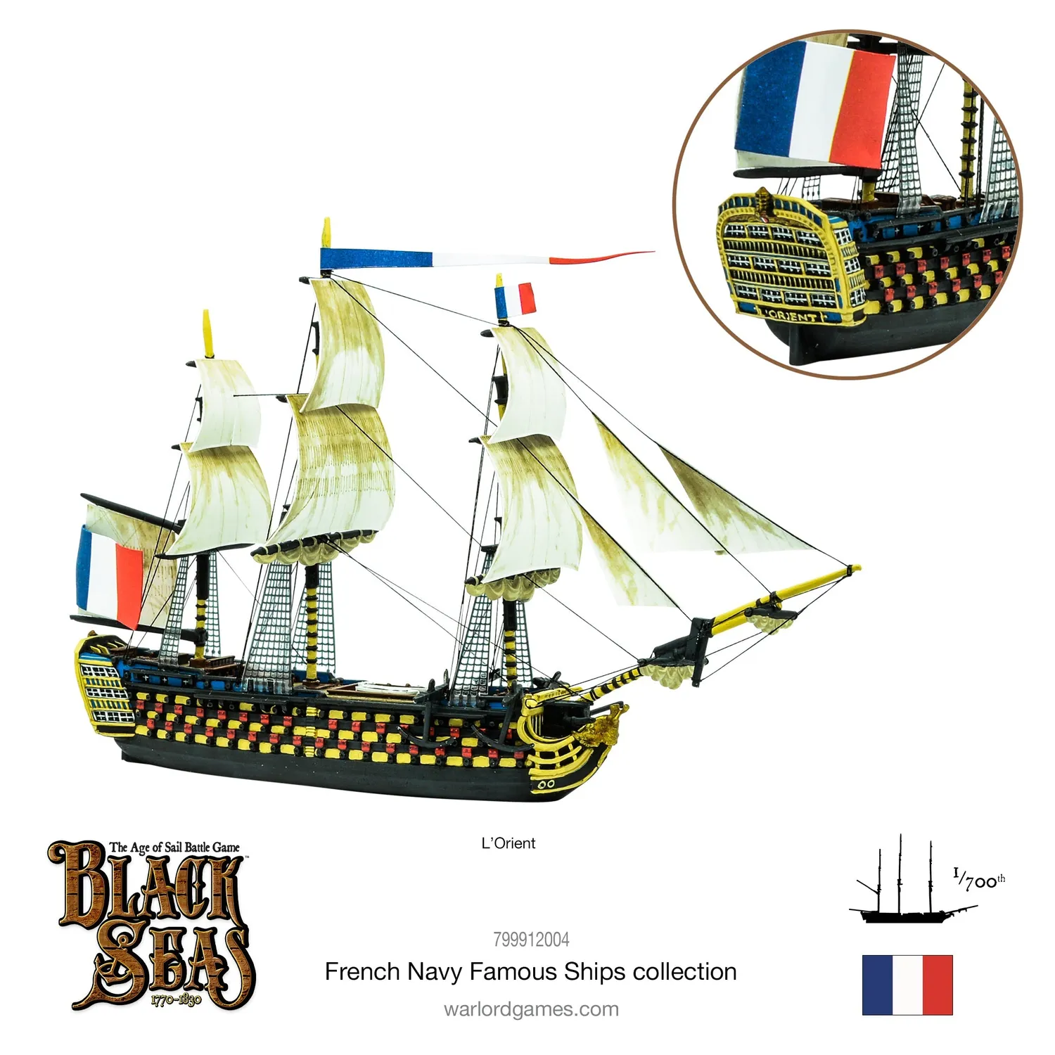 Bolt Action Black Seas French Navy Famous Ships Bundle navires