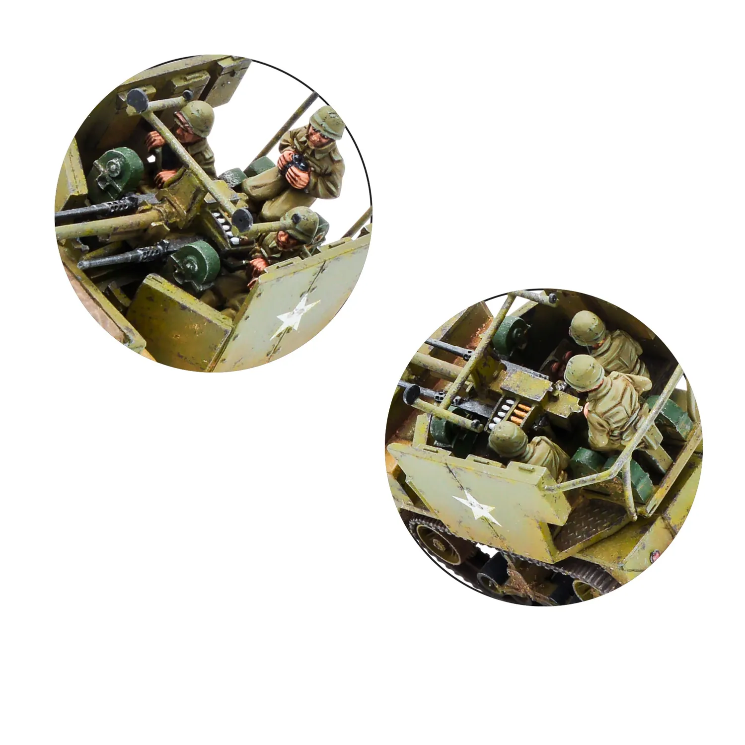 Bolt Action M15 Multiple Gun Motor Carriage véhicule antiaérien