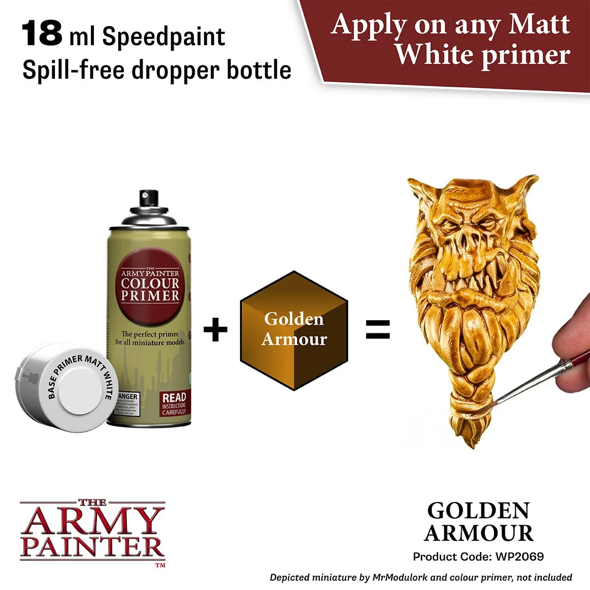 Army Painter Speedpaint Golden Armour peinture métallique