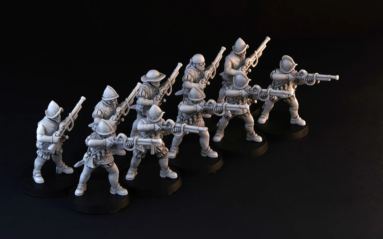 Brother Vinni Spanish Hand Gunners figurines 28mm lot 10