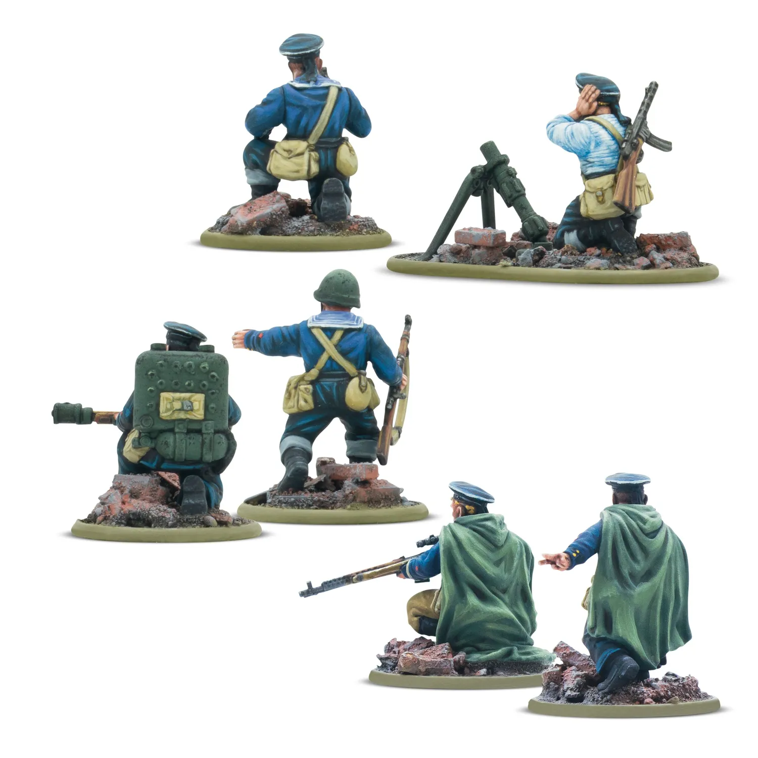 Bolt Action Soviet Naval Brigade Weapon Teams équipes d’armes