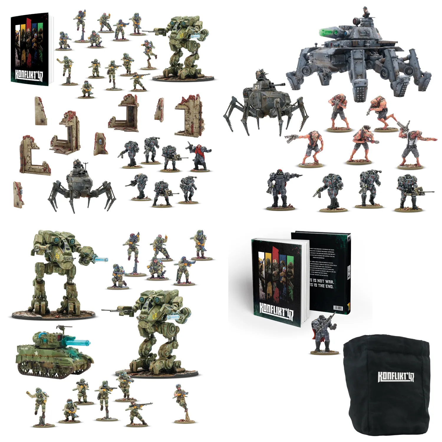 Bolt Action Konflikt 47 Rift Buster Mega Bundle jeu plastique