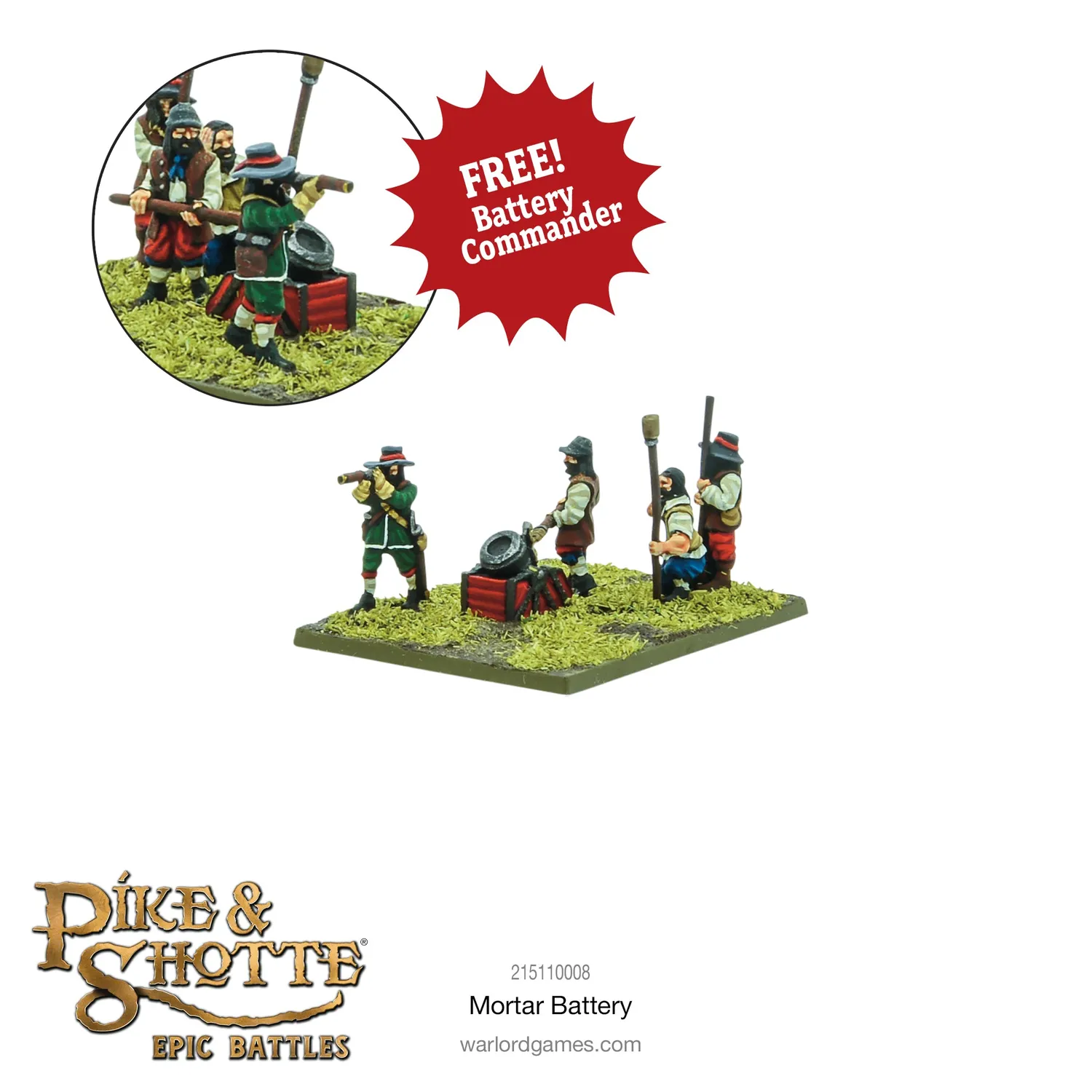 Bolt Action Pike & Shotte Epic Battles Mortar Battery mortiers