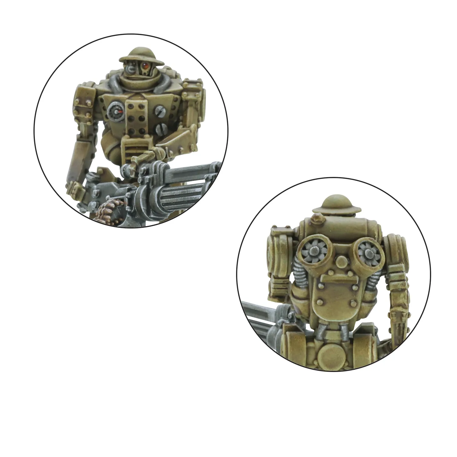 Bolt Action Konflikt'47 Mk II Heavy Automated Infantry figurines