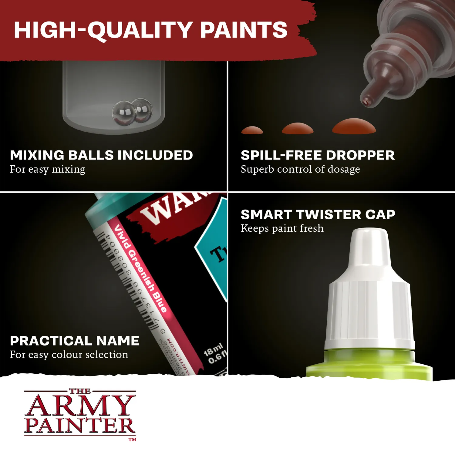 Bolt Action German Grenadiers Paint Bundle set de peintures 6 couleurs camouflage